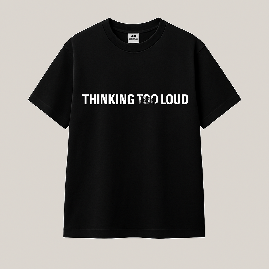 THINKING TOO LOUD TEE